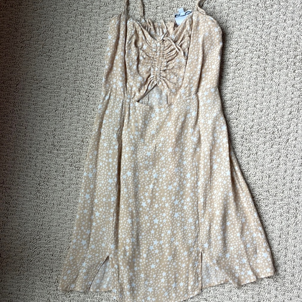 Skylar+Madison orange dress